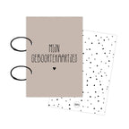 Bewaarbundel | Geboortjekaartjes sand