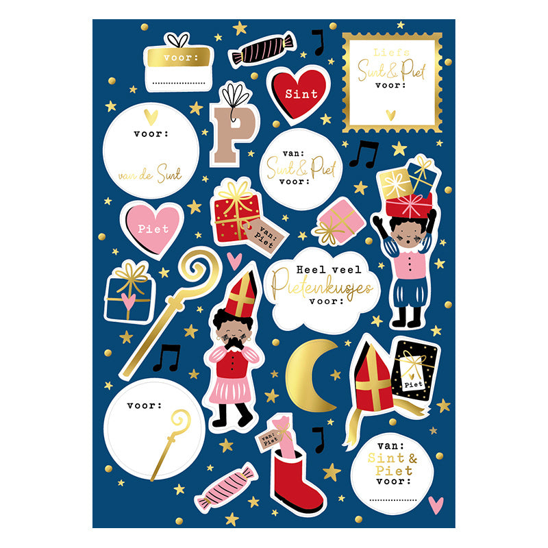 Stickervel | Sinterklaas Pieten Party