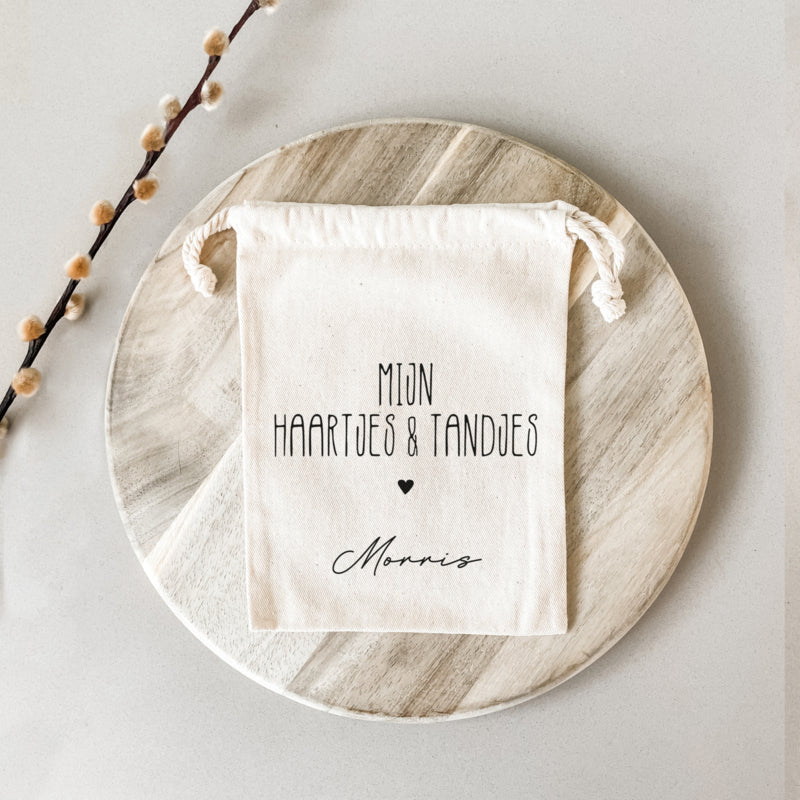 Bewaarzak | Mijn haartjes & tandjes
