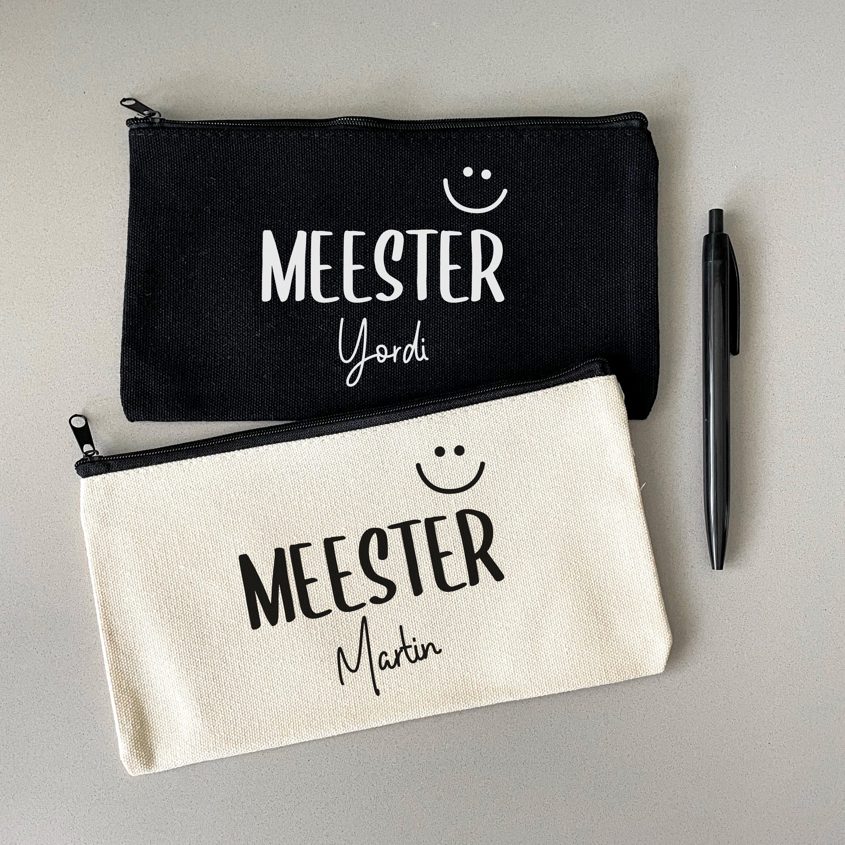 Etui met naam | Meester