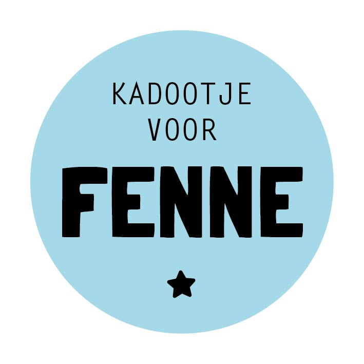 Kerst sticker met naam | Kadootje