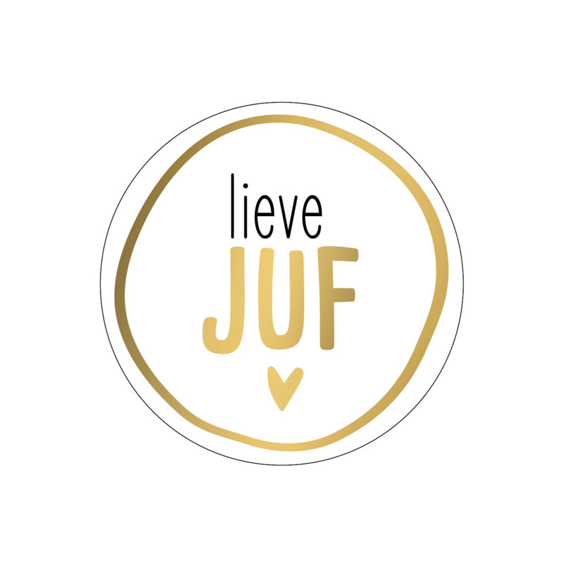 Stickers Lieve Juf | 5 stuks