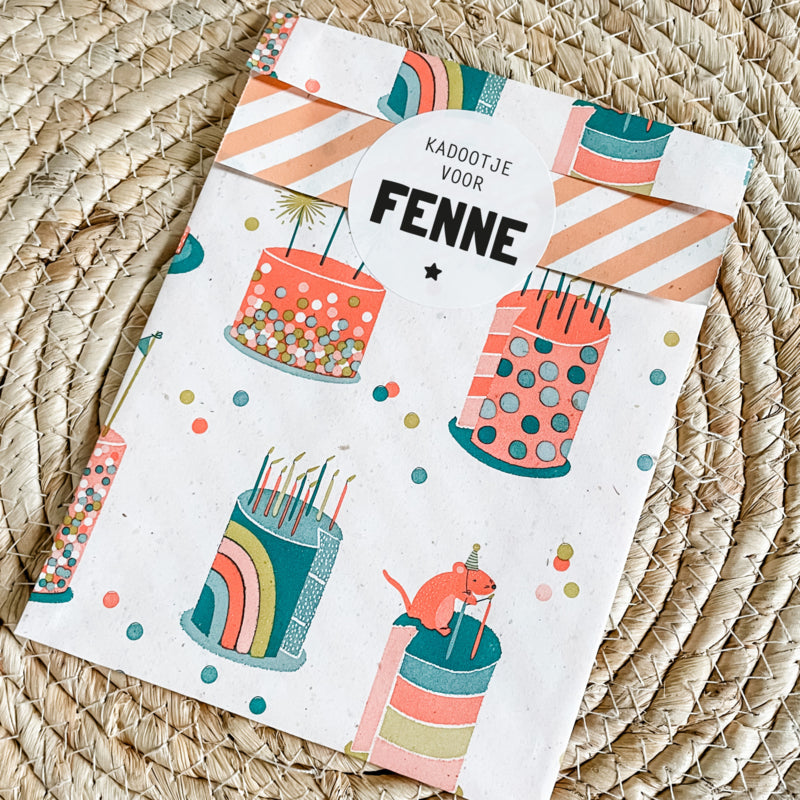 Kerst sticker met naam | Kadootje