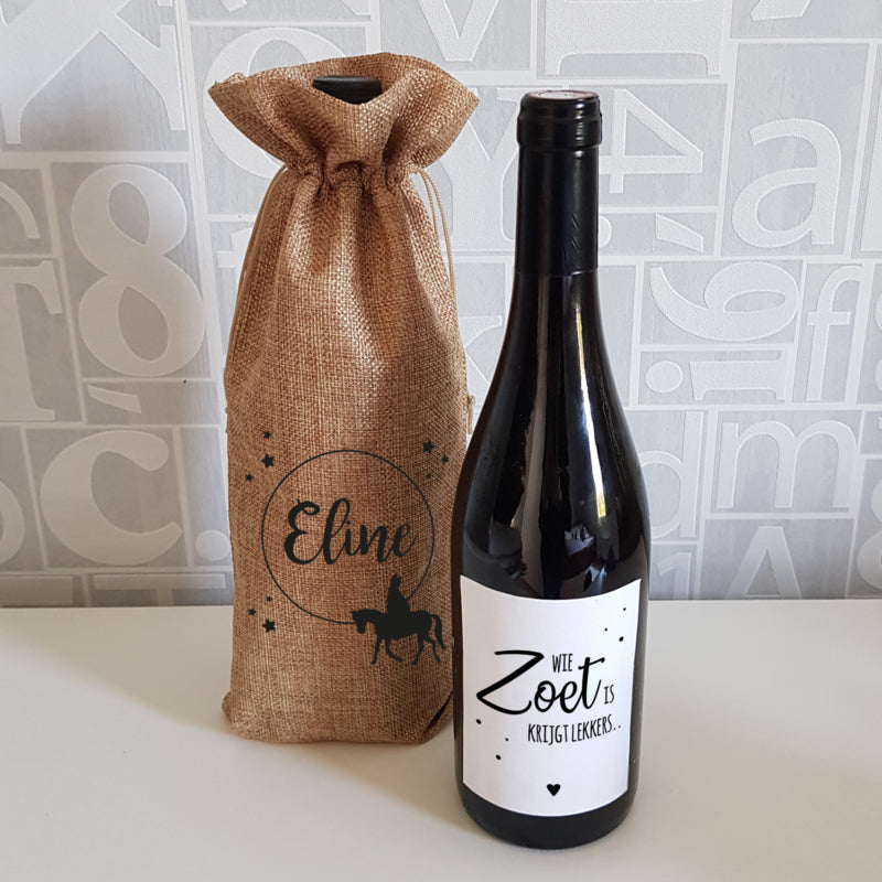 Wijnzak | Sint met naam