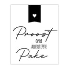 Fles etiket | Proost op Pake