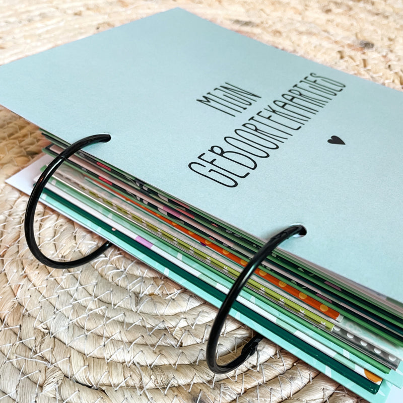 Bewaarbundel | Geboortjekaartjes groen