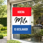 Raambord met naam | Geslaagd NL