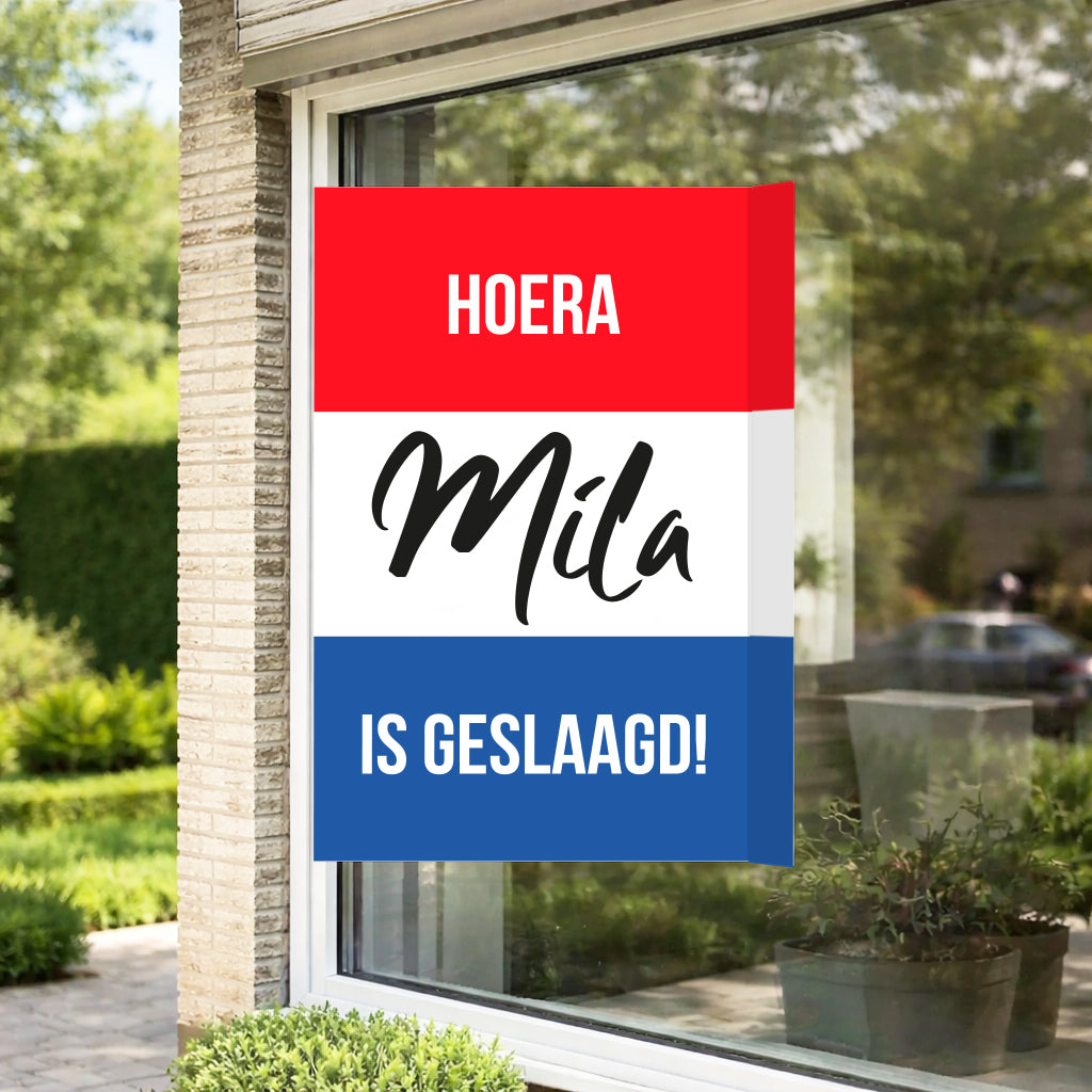 Raambord met naam | Geslaagd NL