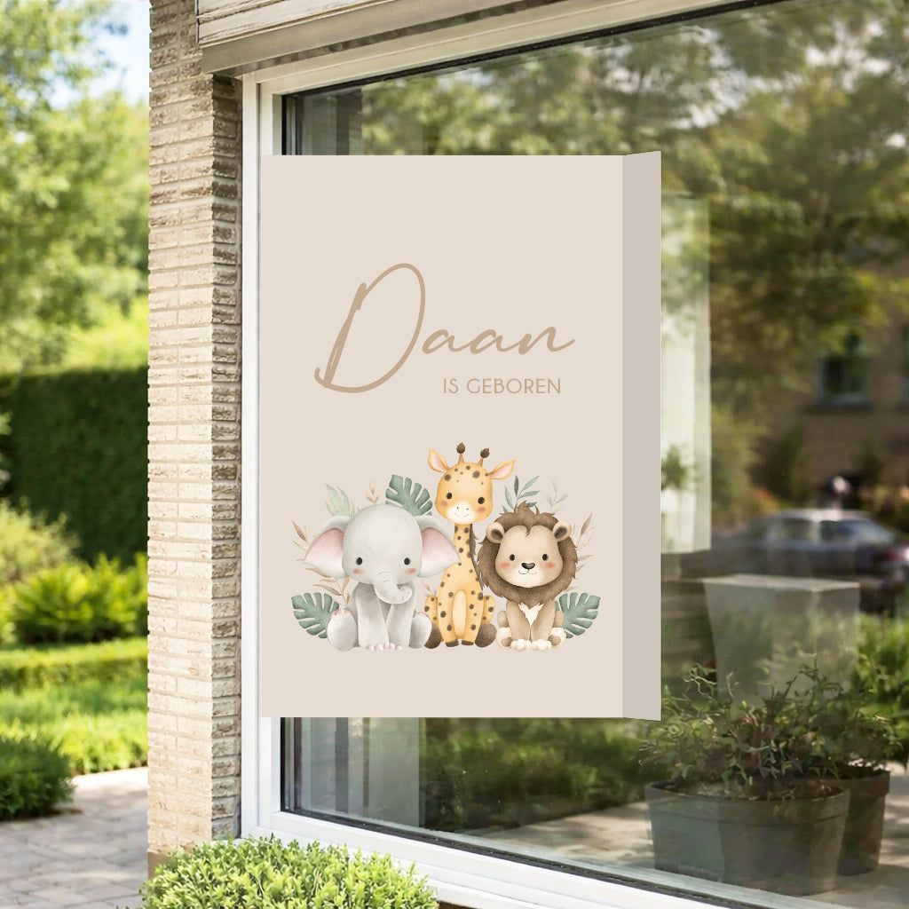 Raambord met naam | Jungle