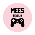 Traktatie sticker met naam | Gamer