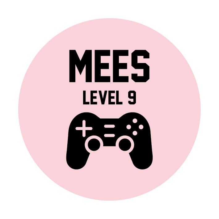 Traktatie sticker met naam | Gamer