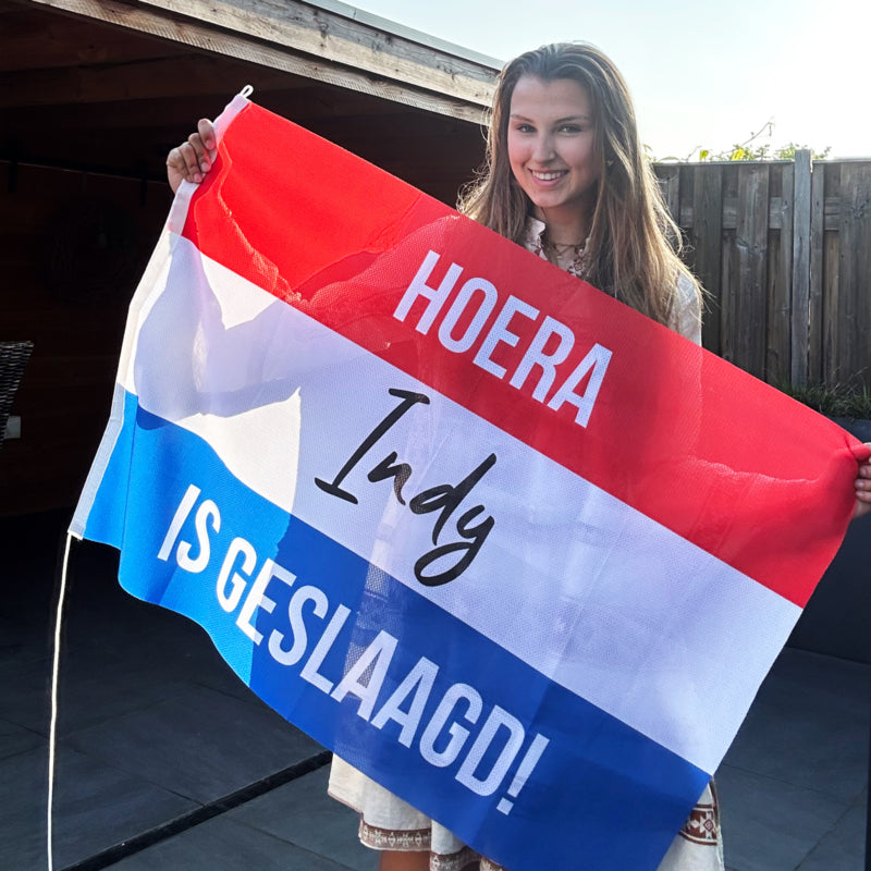 Vlag | Geslaagd met naam