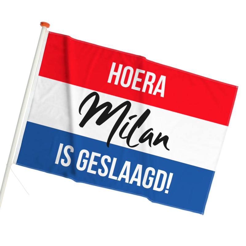 Vlag | Geslaagd met naam
