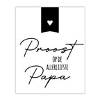 Fles etiket | Proost op Papa